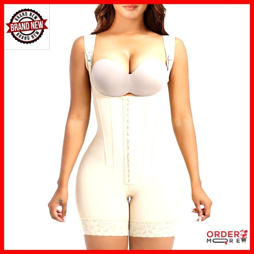 Tummy Control Shapewear Bodysuit Postpartum Compression Garment Butt Lift